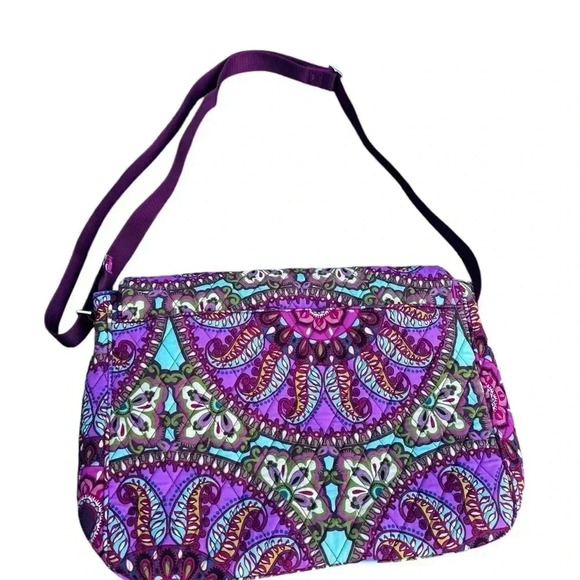 Vera Bradley essential messenger bag resort medallion - Picture 8 of 14